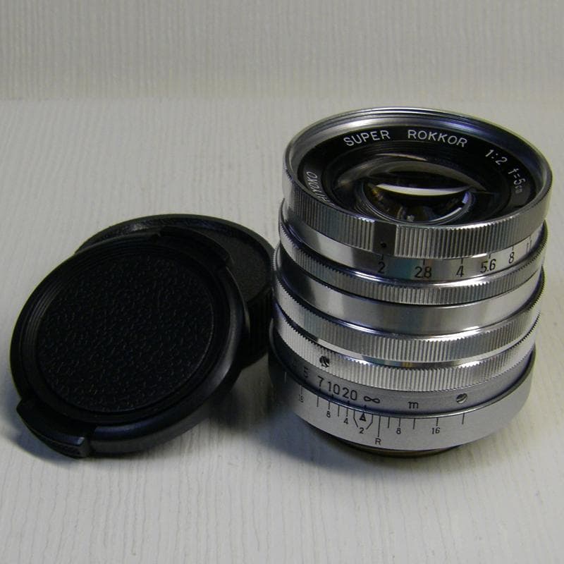 ライカＬマウント◎スーパーロッコール ５ｃｍ Ｆ２◎＃１４０