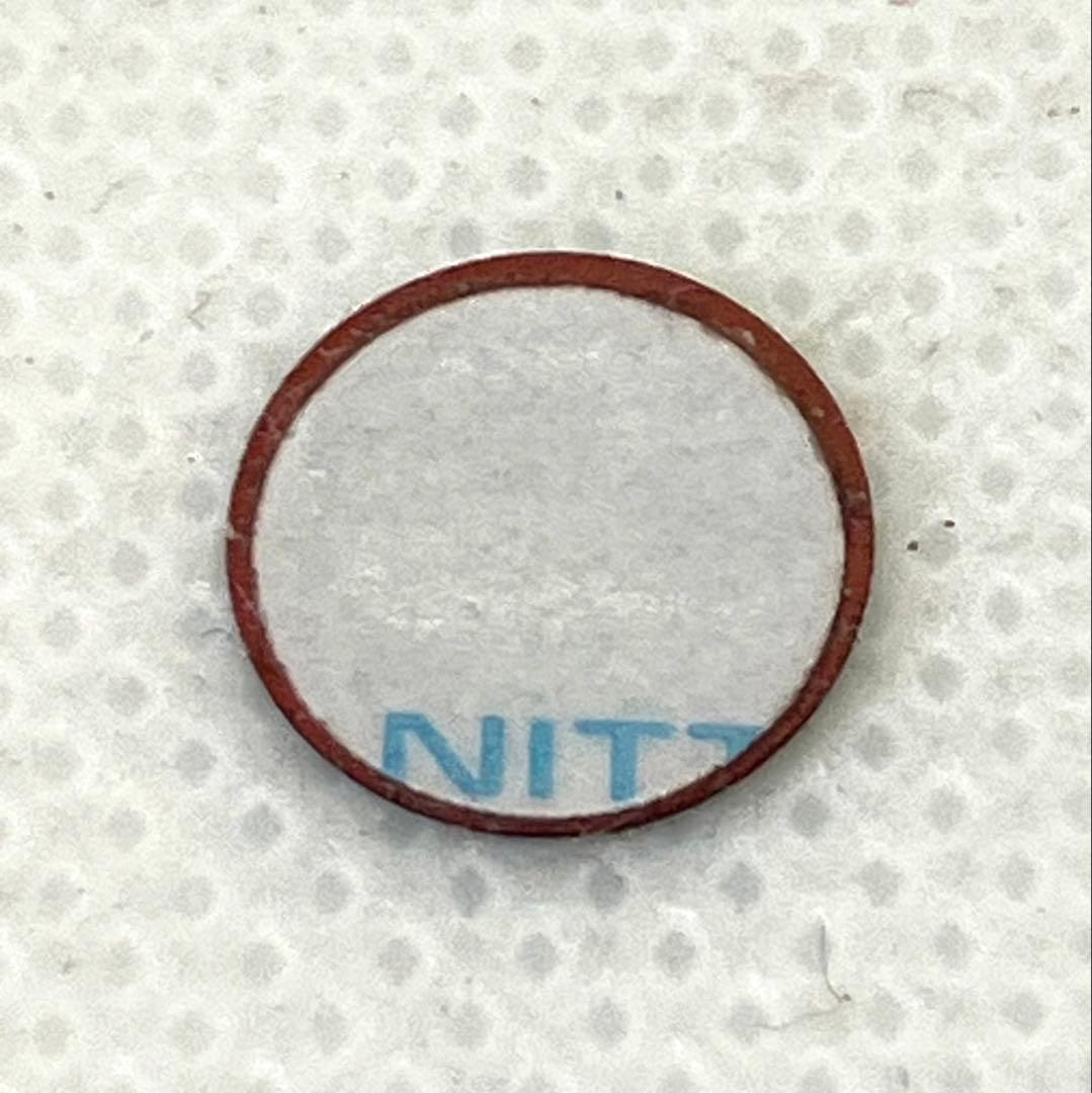 ライカ★ロゴバッジ 直径10mm オールブラック★マットブラック