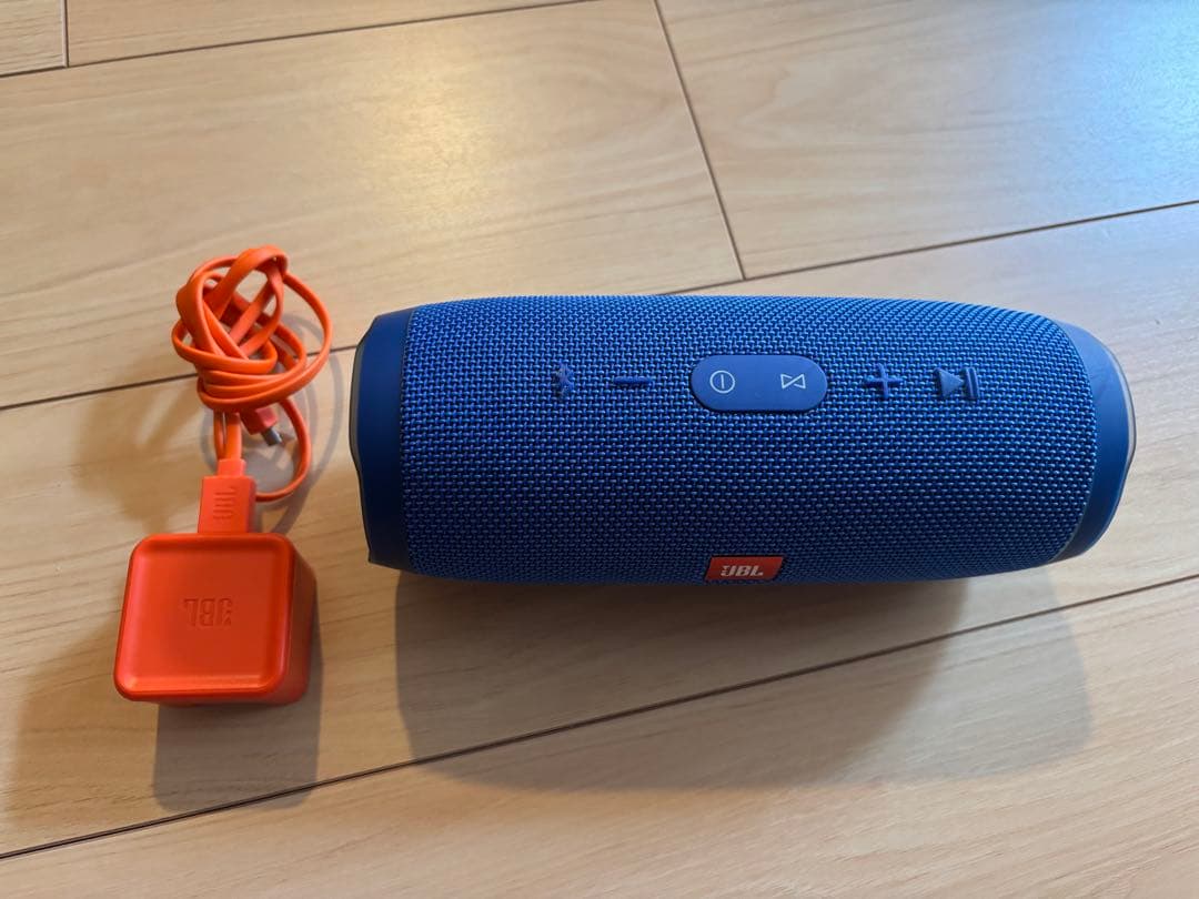 JBL Charge3 青色 ワイヤレススピーカー 充電器付き