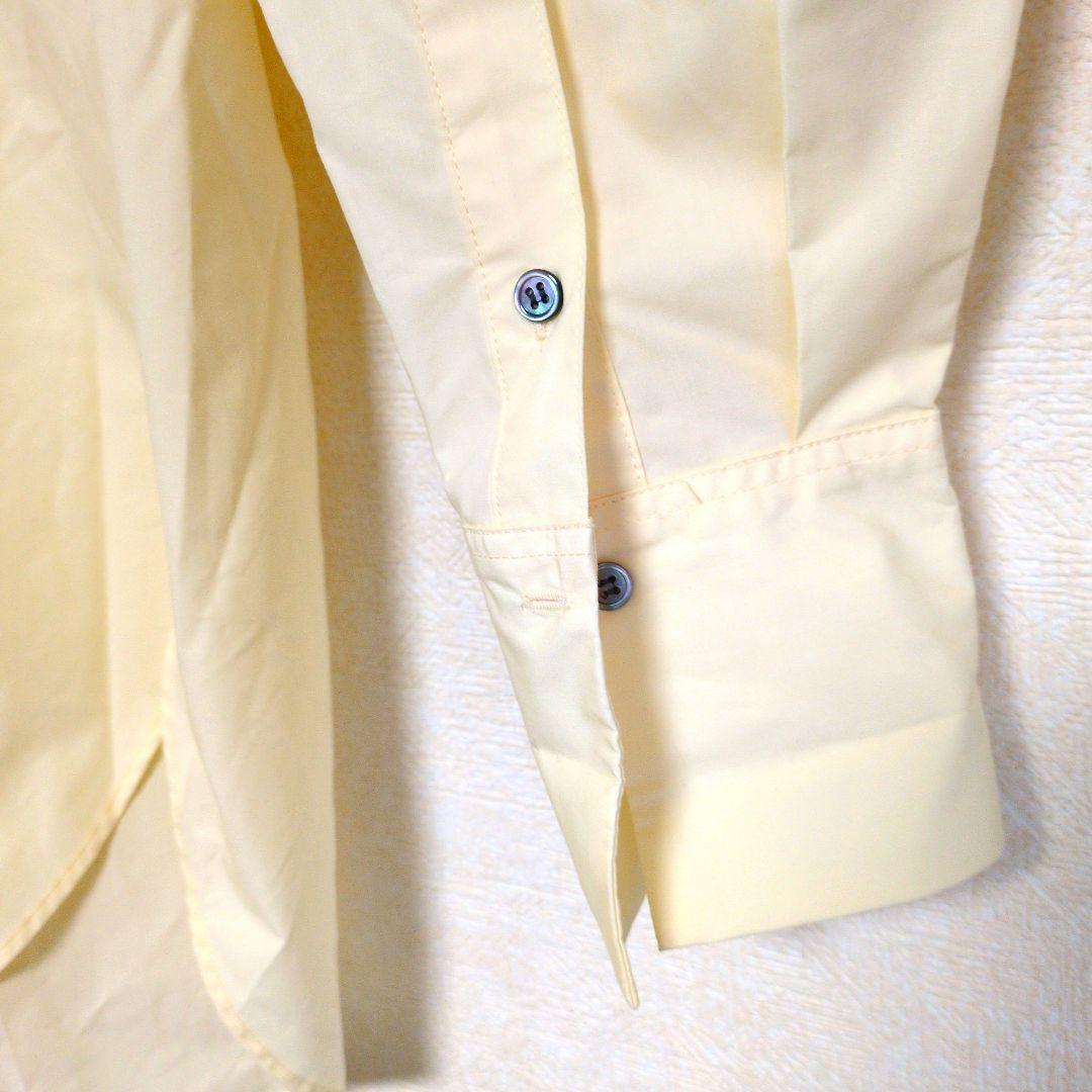 h*a様 【美品】OHGA オーガ　ボウタイ　リボン　イエロー　長袖シャツ　Мサ