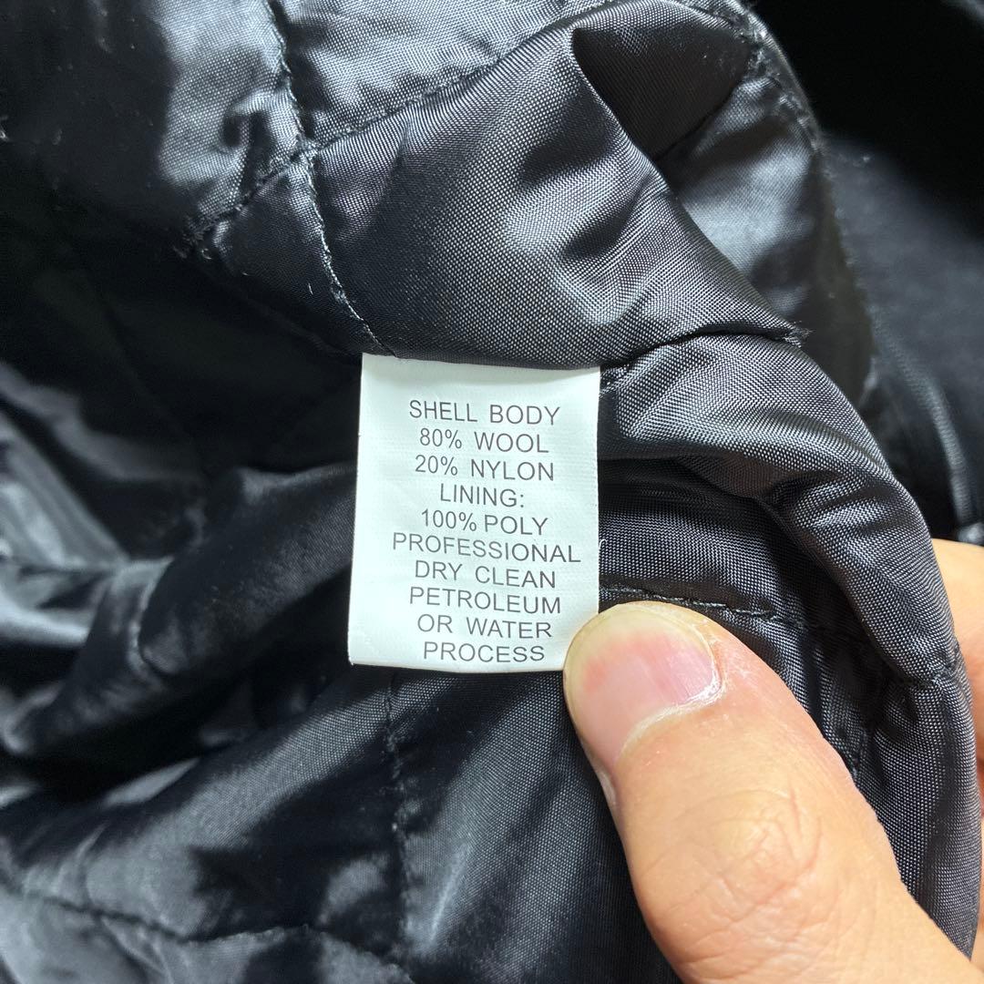 Game sportswear スタジャン レザー袖 Lサイズ