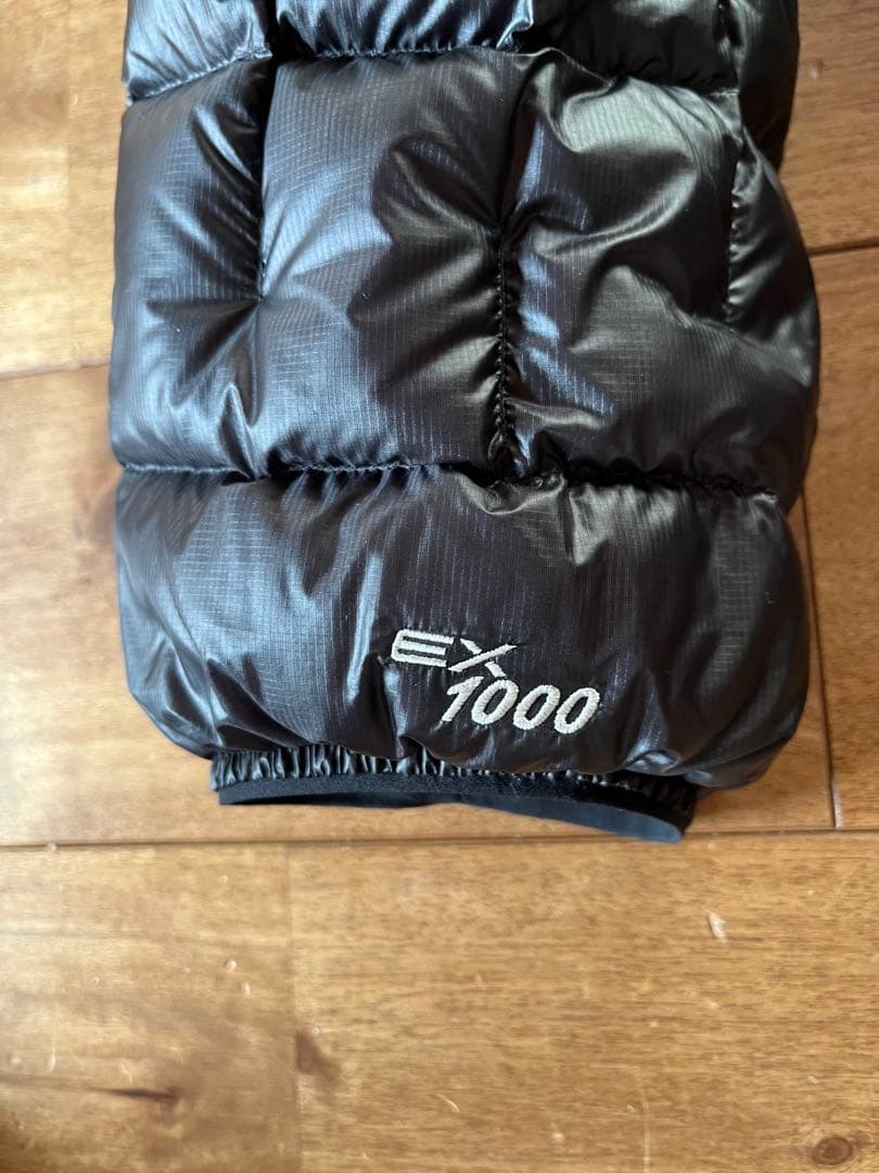 mont-bell プラズマ 1000 ダウン ジャケット ブラック 収納袋付