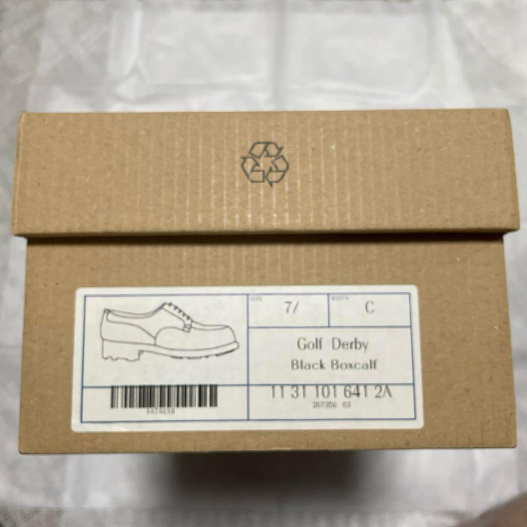 【未使用品(新品)】J.M.ウエストン ゴルフ Cウィズ ブラックボックスカーフ