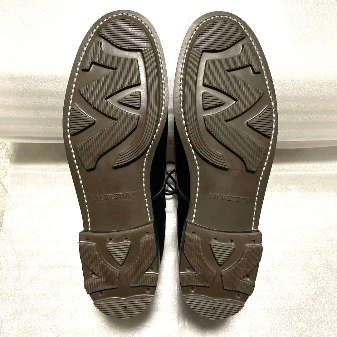 【未使用品(新品)】J.M.ウエストン ゴルフ Cウィズ ブラックボックスカーフ