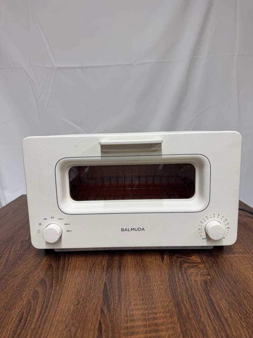 【美品】BALMUDA　バルミューダ　スチームトースター K01E-WS
