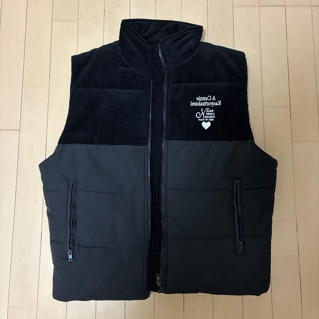 kaoyorinakami コーデュロイダウンベスト