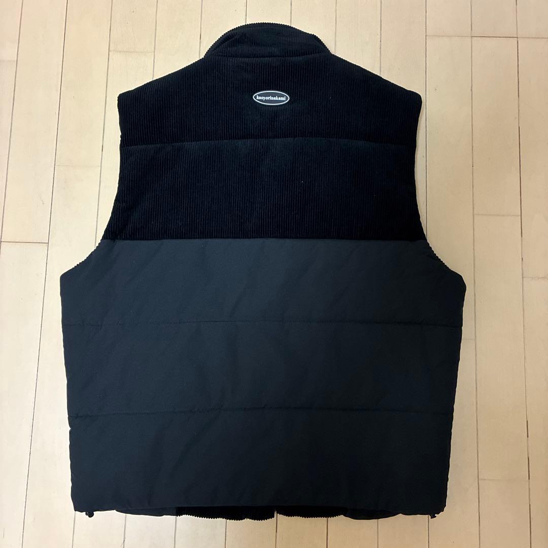 kaoyorinakami コーデュロイダウンベスト