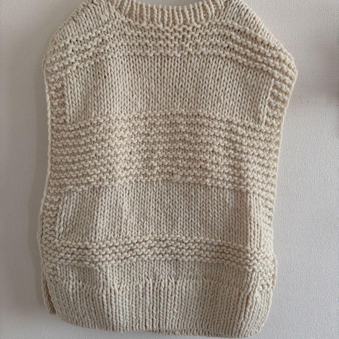 anuke アンヌーク Uネック ハンドニットベスト