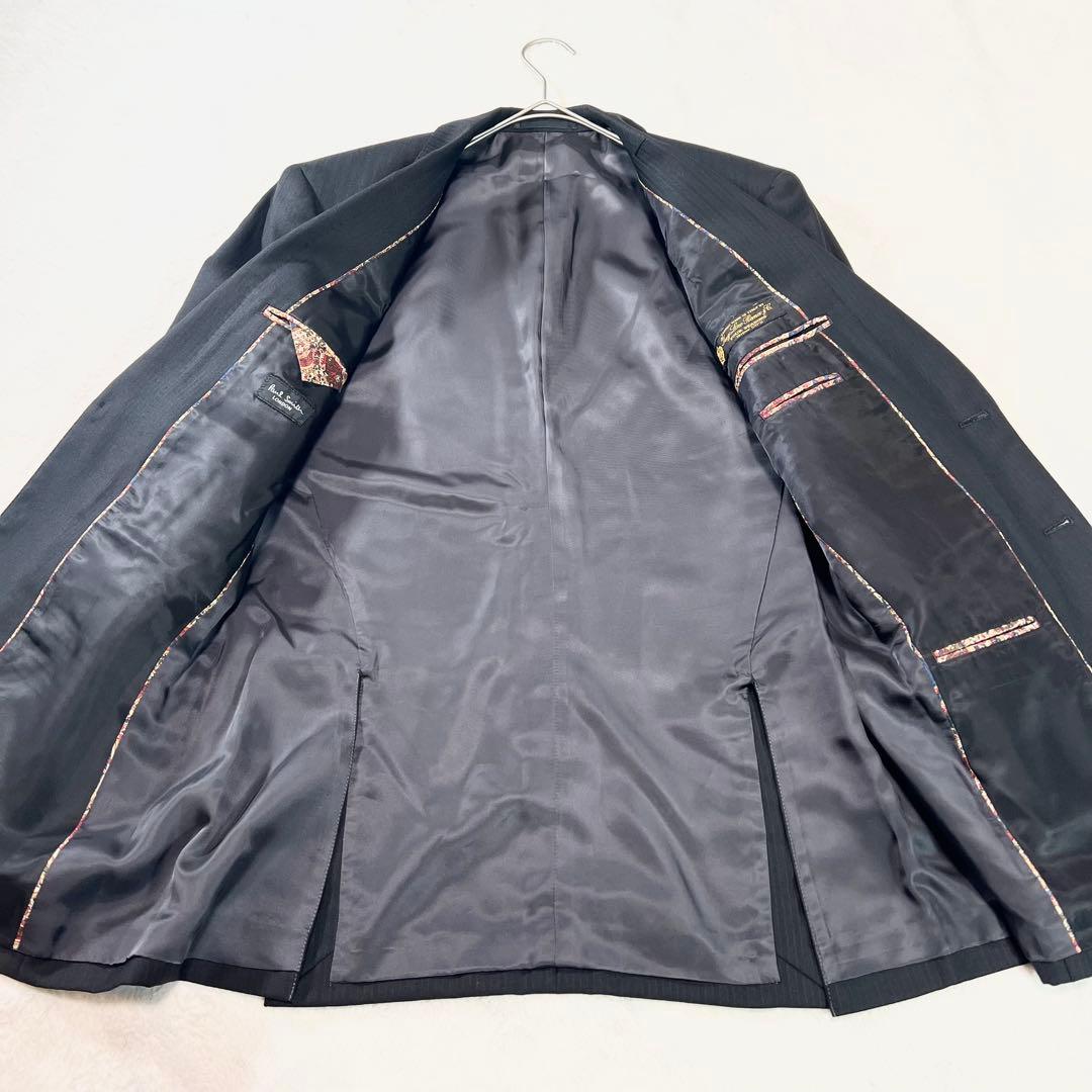 【美品】ポールスミス　メンズスーツ　セットアップ　ストライプ　Ｍ　ロロピアーナ
