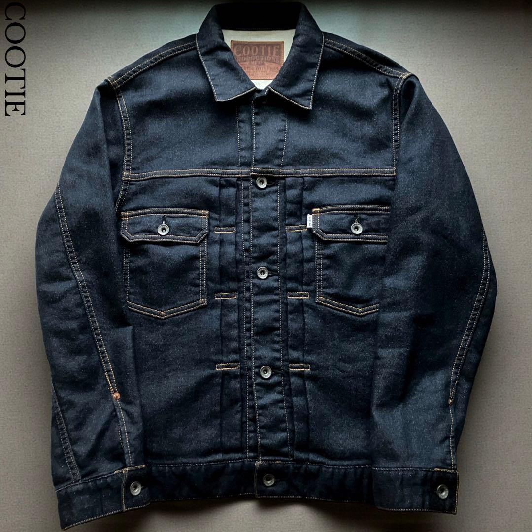 美品 COOTIE 濃紺デニムジャケット ヴィンテージレプリカ オーバーサイズ