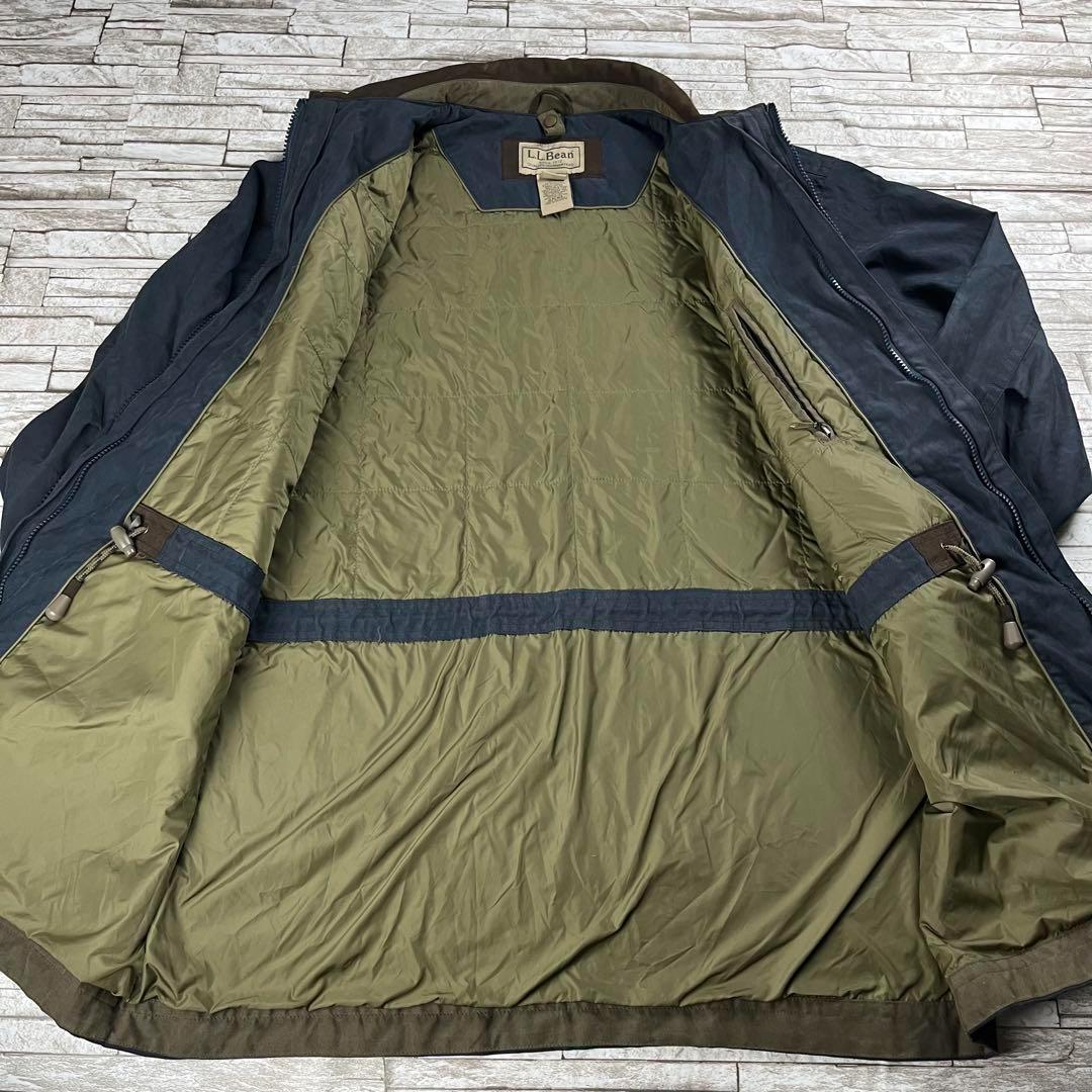 L.L.Bean ハンティングジャケット ロングコート ネイビー L