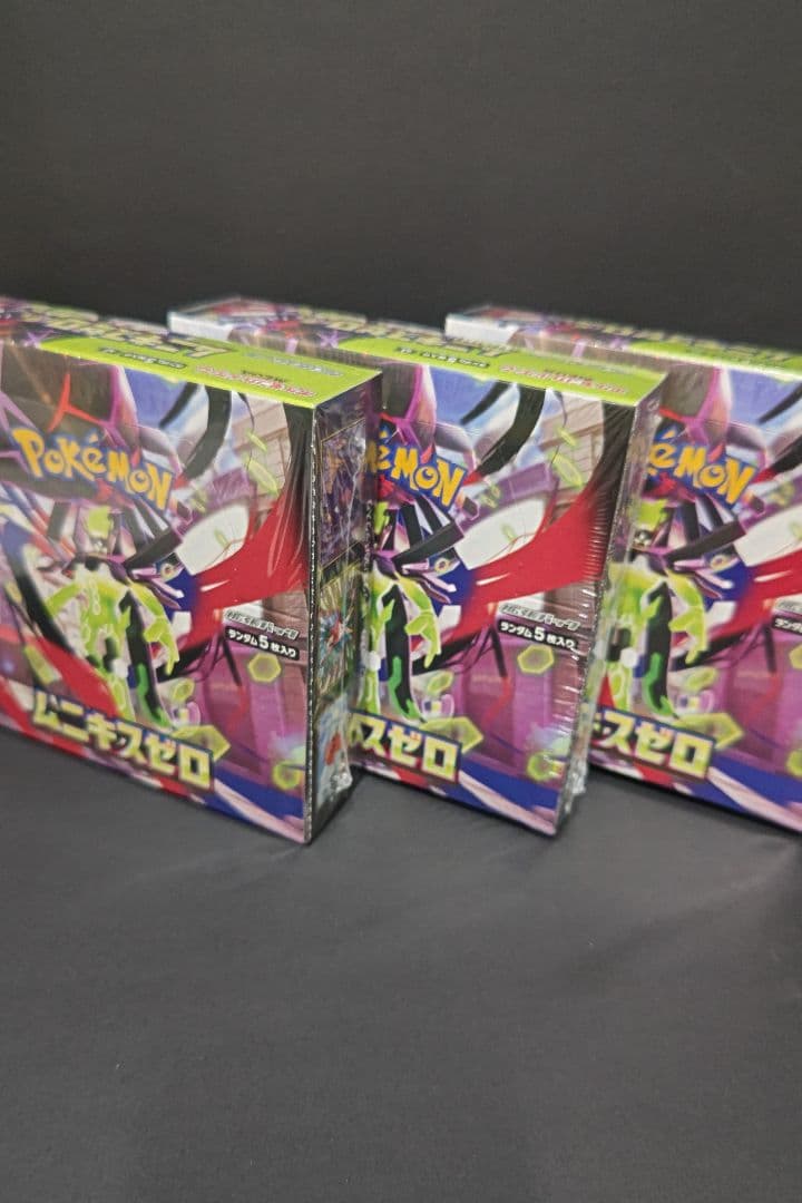 ムニキスゼロ BOX 新品未開封 シュリンク付き ポケモンカード3BOX