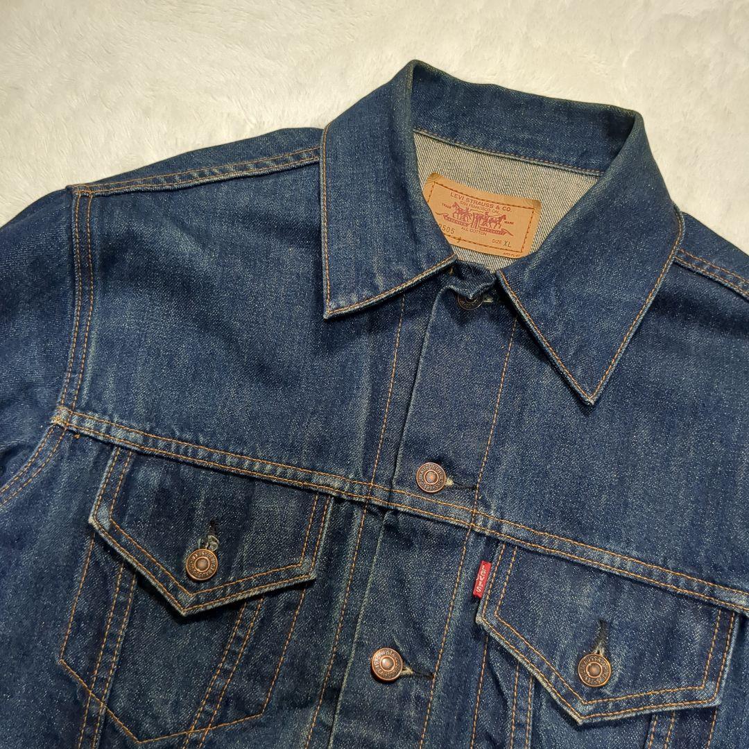 ✨00s！XL！濃紺！✨ LEVI'S 70505 デニムジャケット