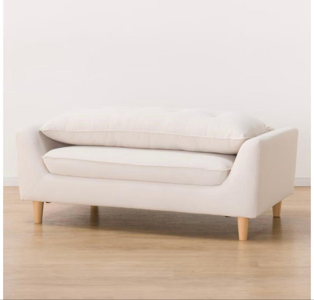 ニトリ ローソファにもなるコンパクトソファ(Nパック4BE) ベージュ