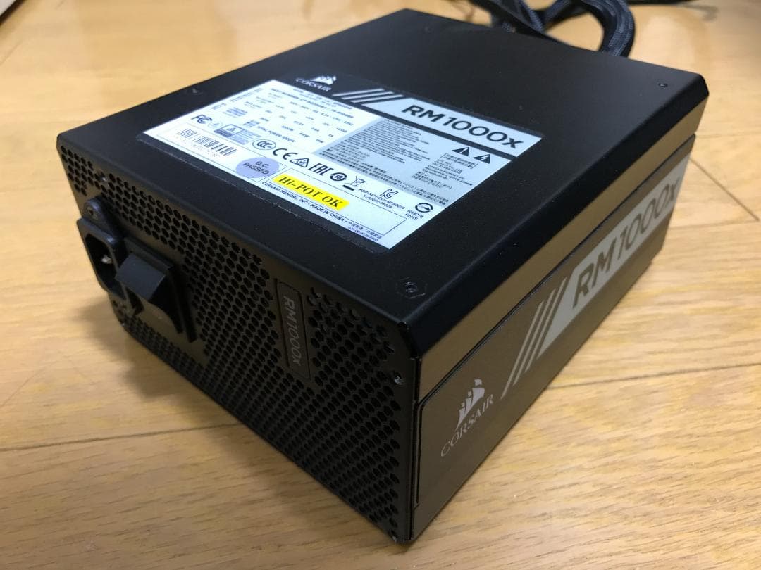 Corsair RM1000X 1000W電源 80PLUS GOLD