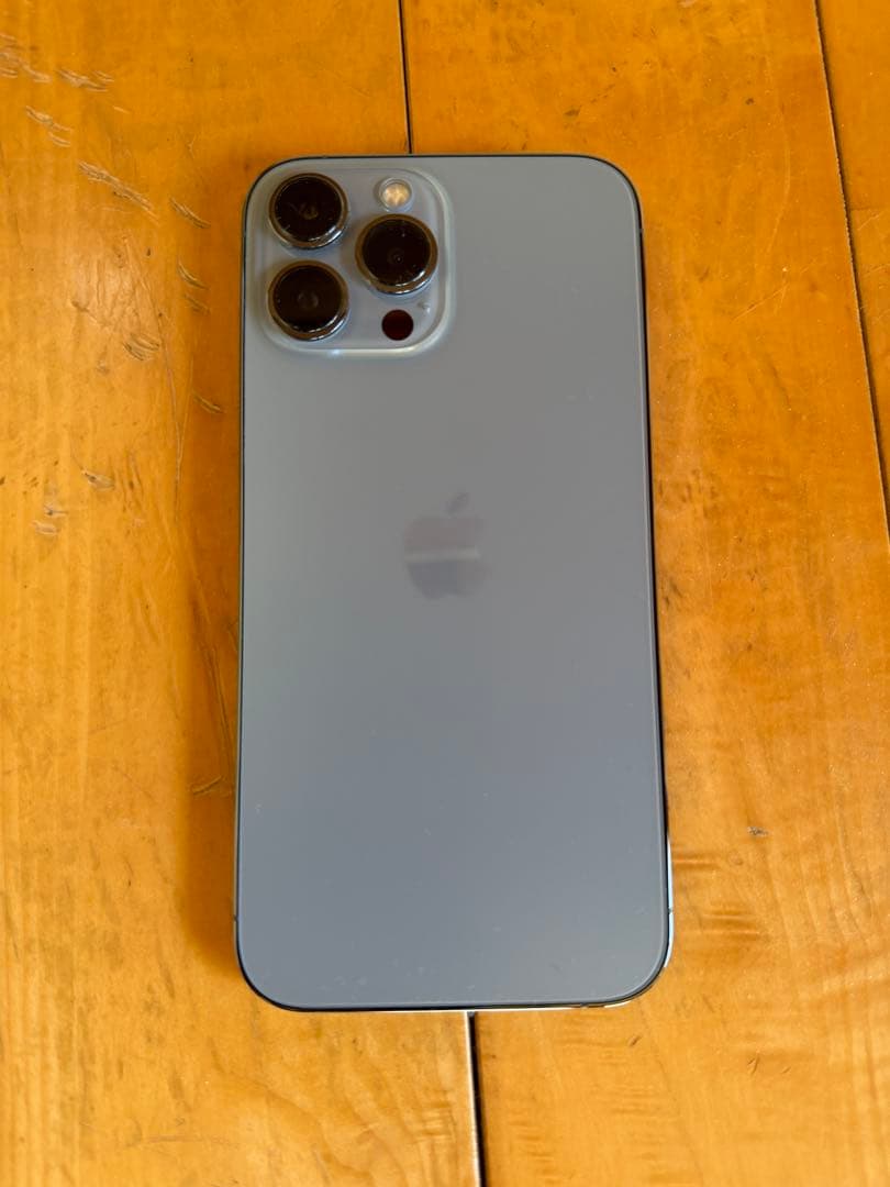 美品iPhone13Pro MAXシエラブルー　128GB バッテリー84%