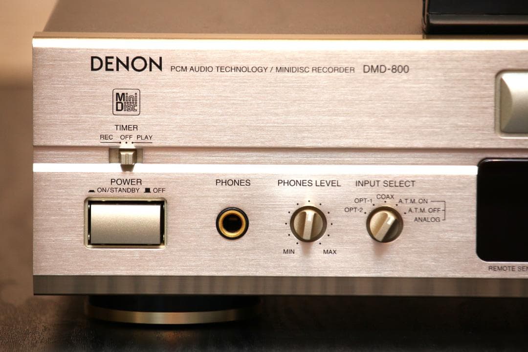 DENON DMD-800 MDデッキ　MDプレーヤー/レコーダー　 日本製