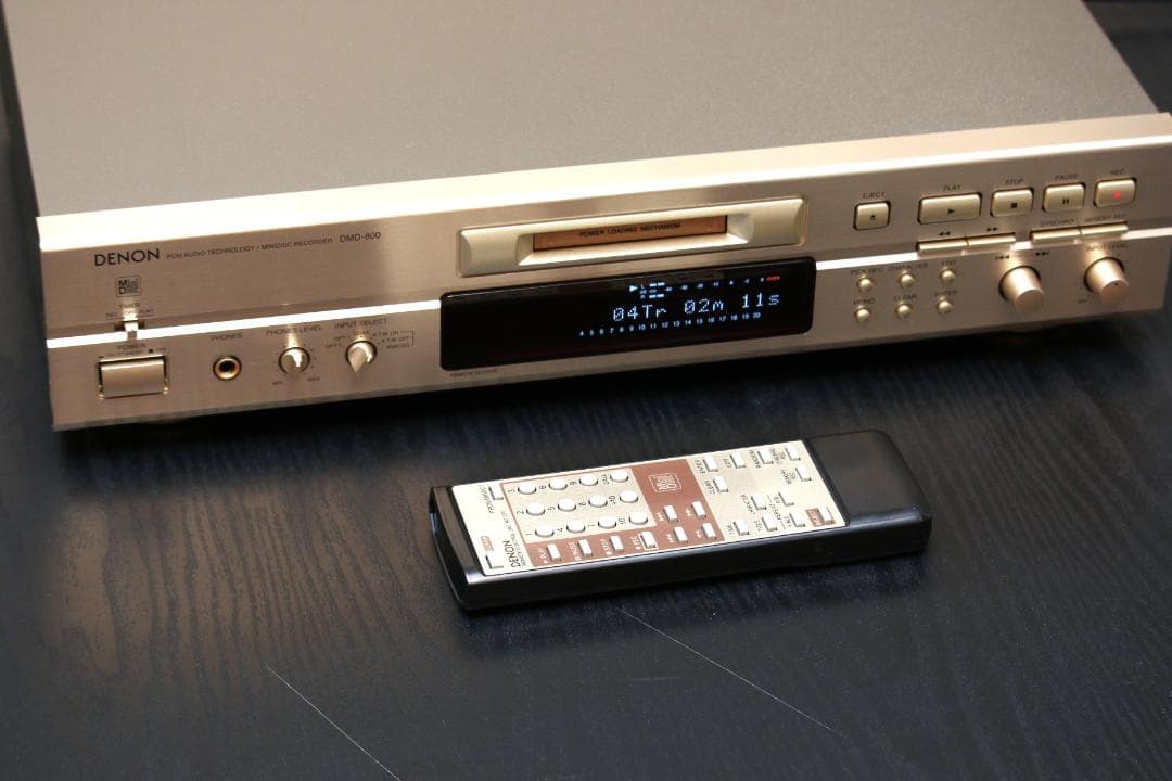 DENON DMD-800 MDデッキ　MDプレーヤー/レコーダー　 日本製