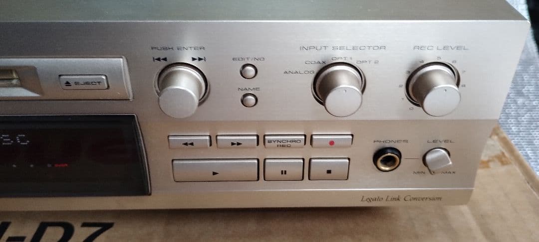 【ジャンク】パイオニア MJ-D7 MDレコーダー 箱付き 日本製