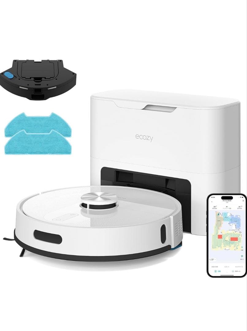 ecozy ロボット掃除機 自動ゴミ収集機能