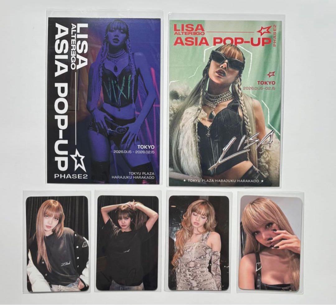 BLACKPINK リサ alter ego pop-up トレカ ポストカード