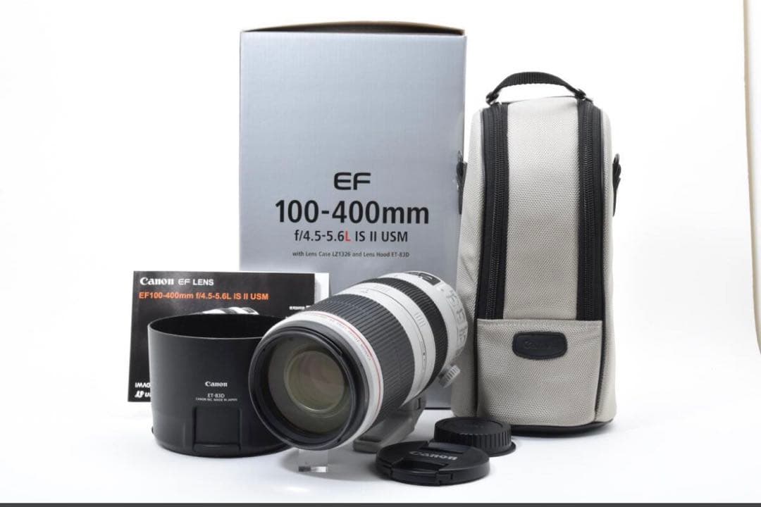 極美品Canon EF100-400mm f4.5-5.6L IS II USM