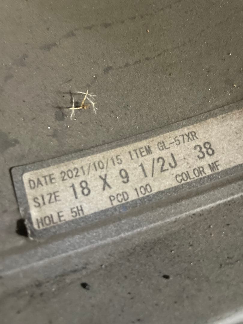 レイズ　RAYS 18インチホイール　　　86 プリウス　pcd100