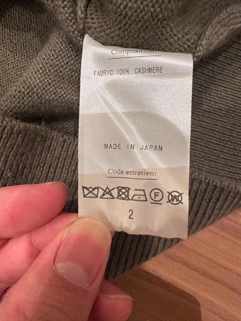 トップス HERILL Goldencash Pullover khaki/2