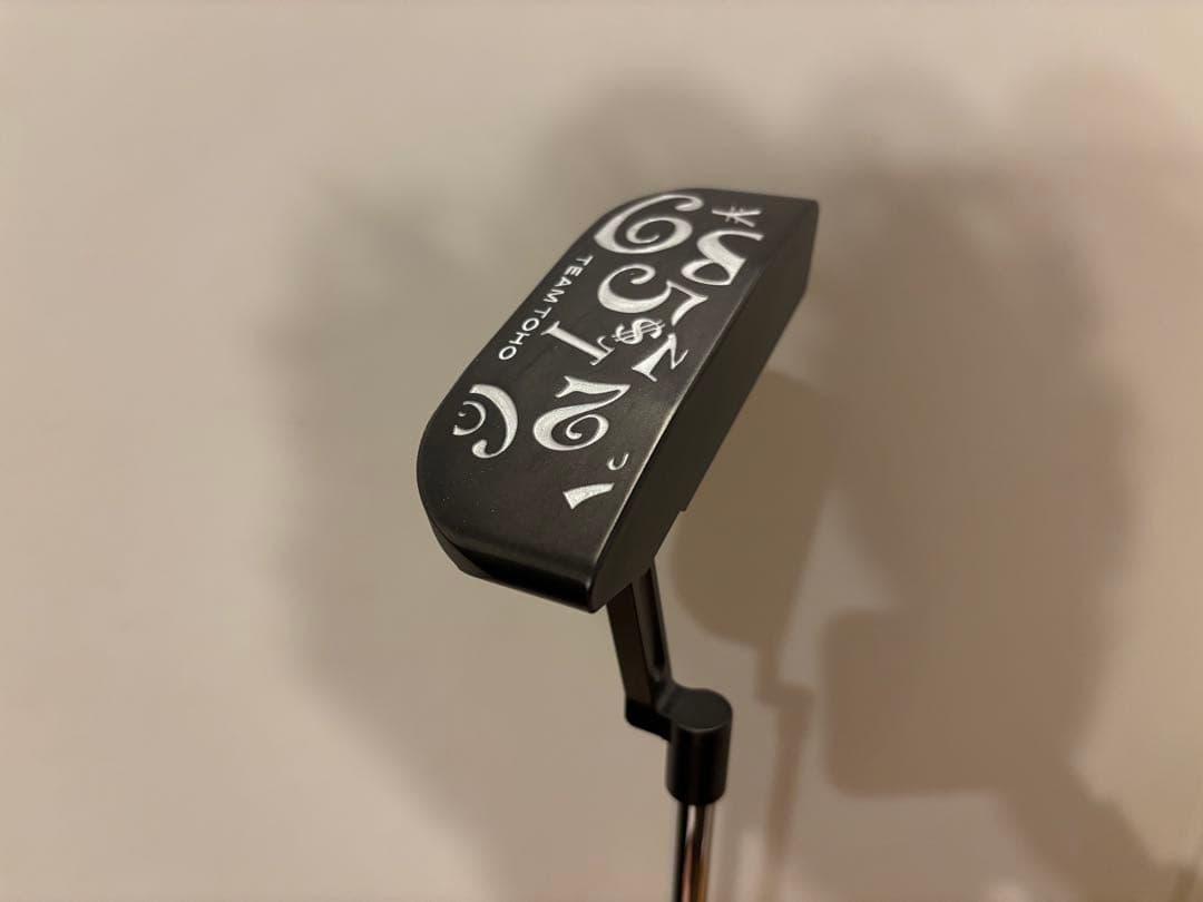 フランク三浦ゴルフ×東邦ゴルフコラボパター（ブラック／シルバー）
