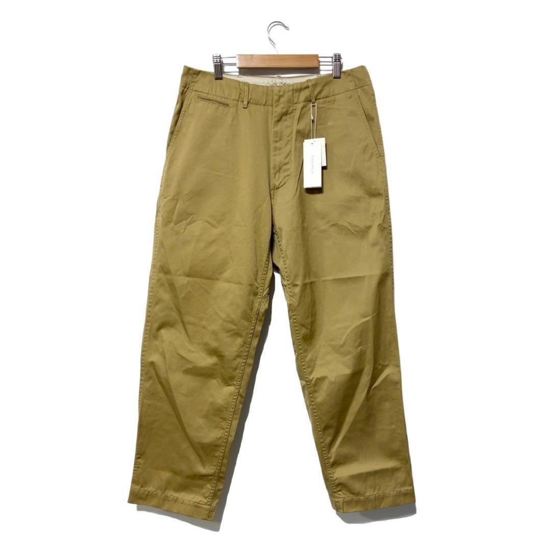 新品 ナナミカ ワイド チノパンツ TN タン 定価28,600円 32