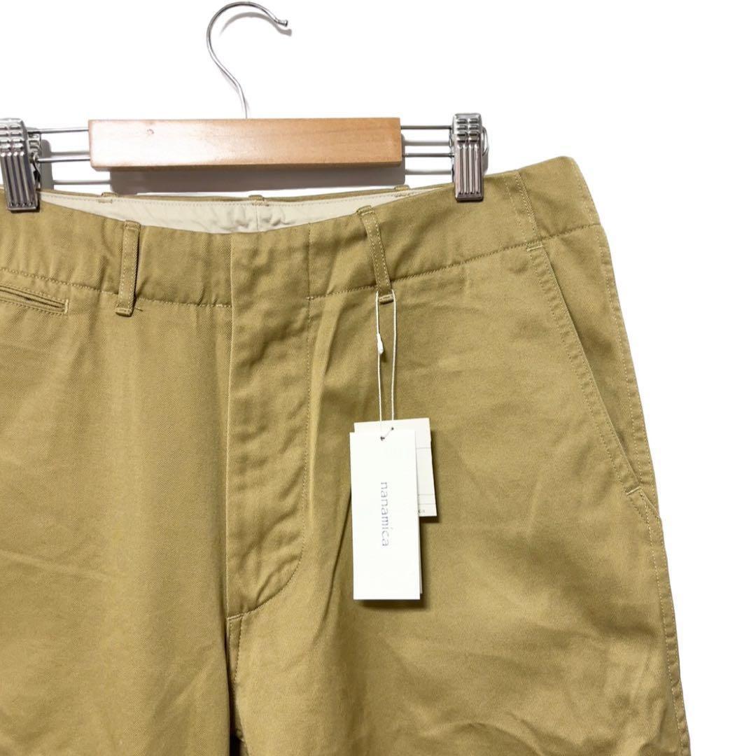 新品 ナナミカ ワイド チノパンツ TN タン 定価28,600円 32