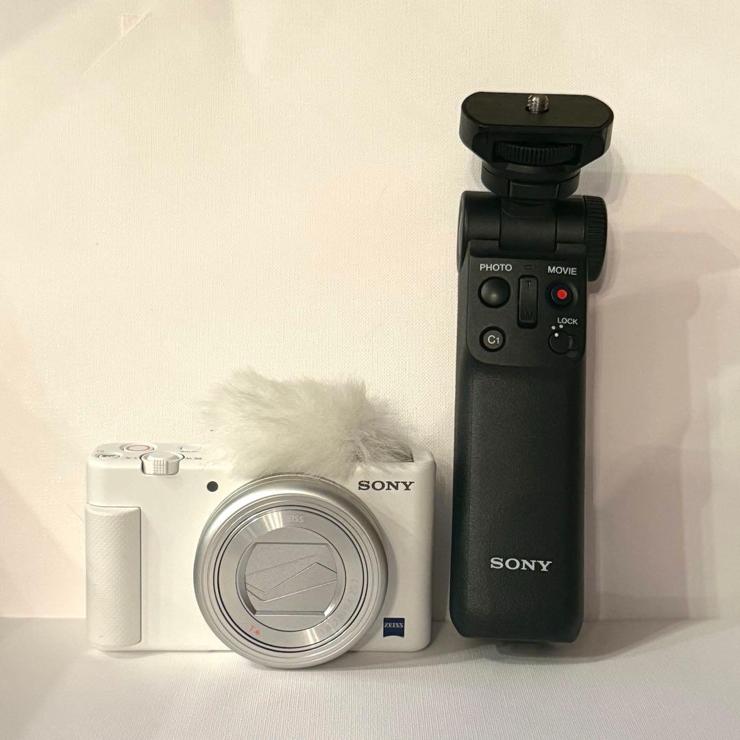 SONY VLOGCAM ZV-1G シューティンググリップキット ホワイト