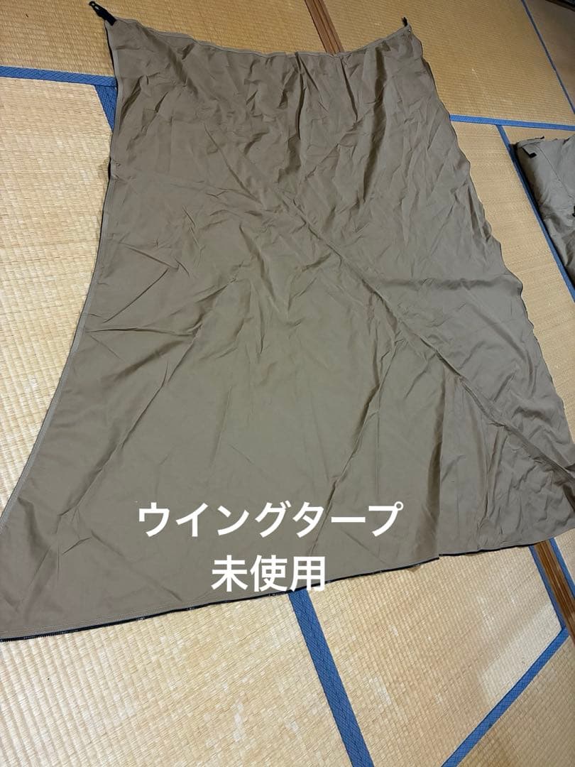 山稜二股ティピーテントtc180 美品!!煙突ポート有り　薪ストーブ