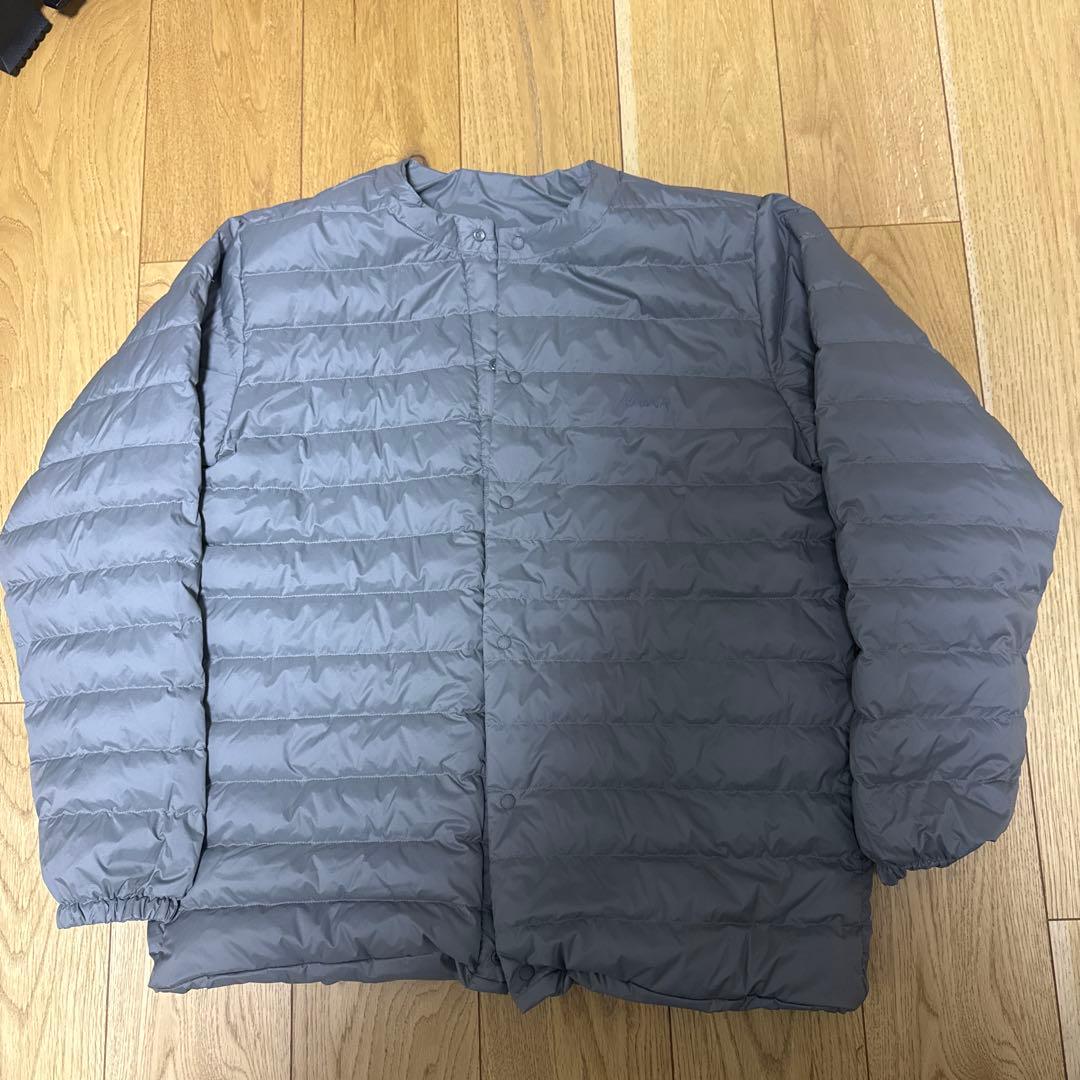 NANGA グレー インナーダウン Lサイズ