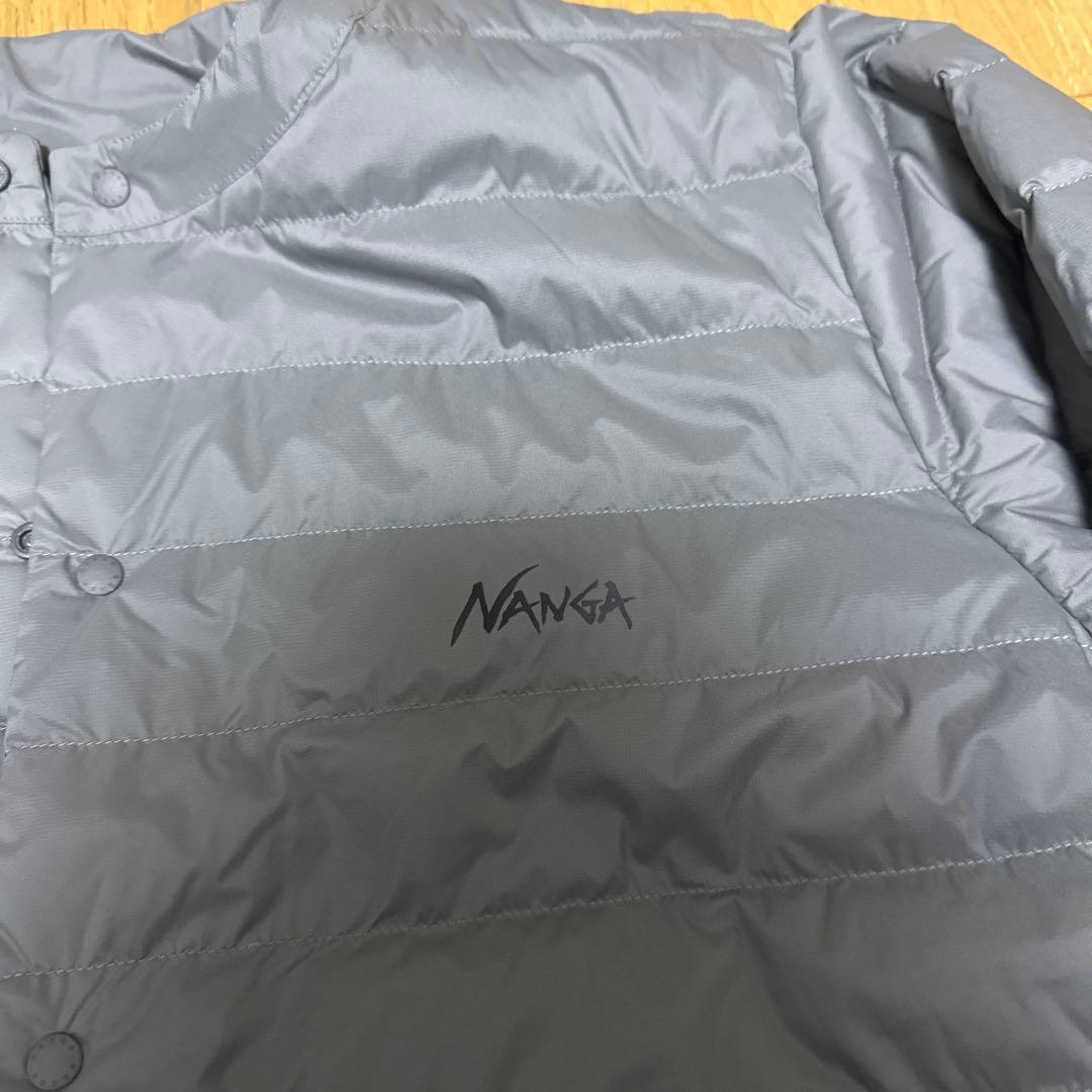 NANGA グレー インナーダウン Lサイズ