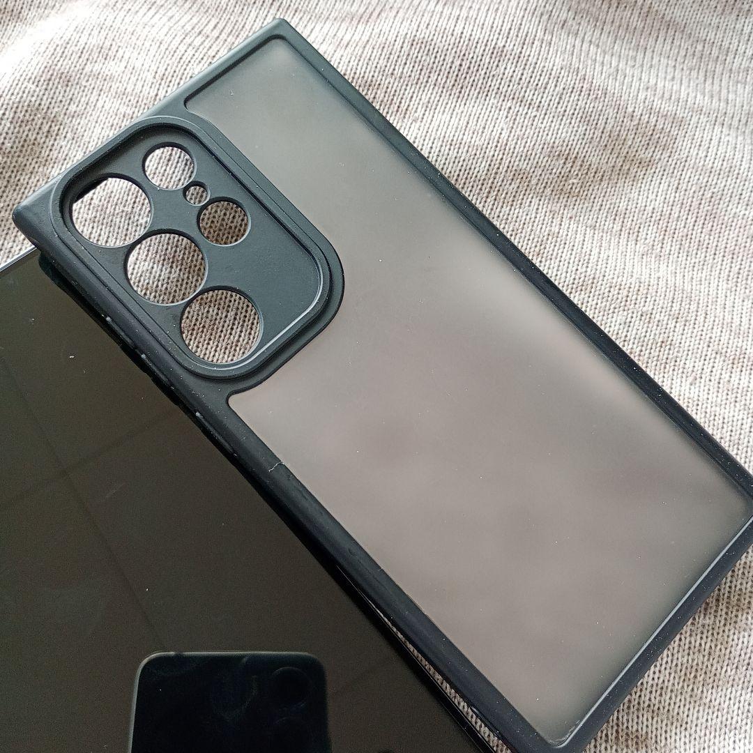 【良品】Samsung Galaxy S23 Ultra グリーン ケース付き