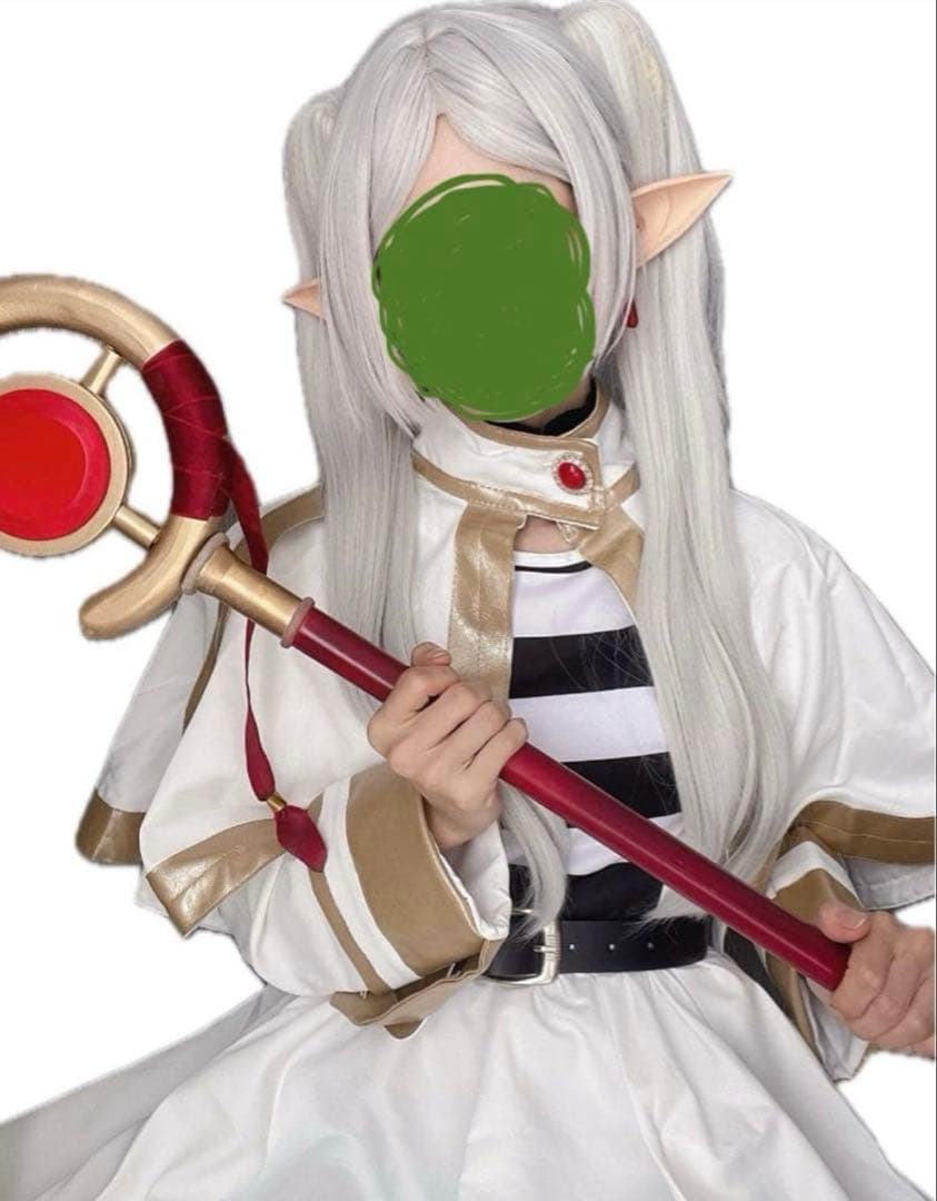 葬送のフリーレン フリーレン コスプレ 衣装＋ウィッグ＋杖