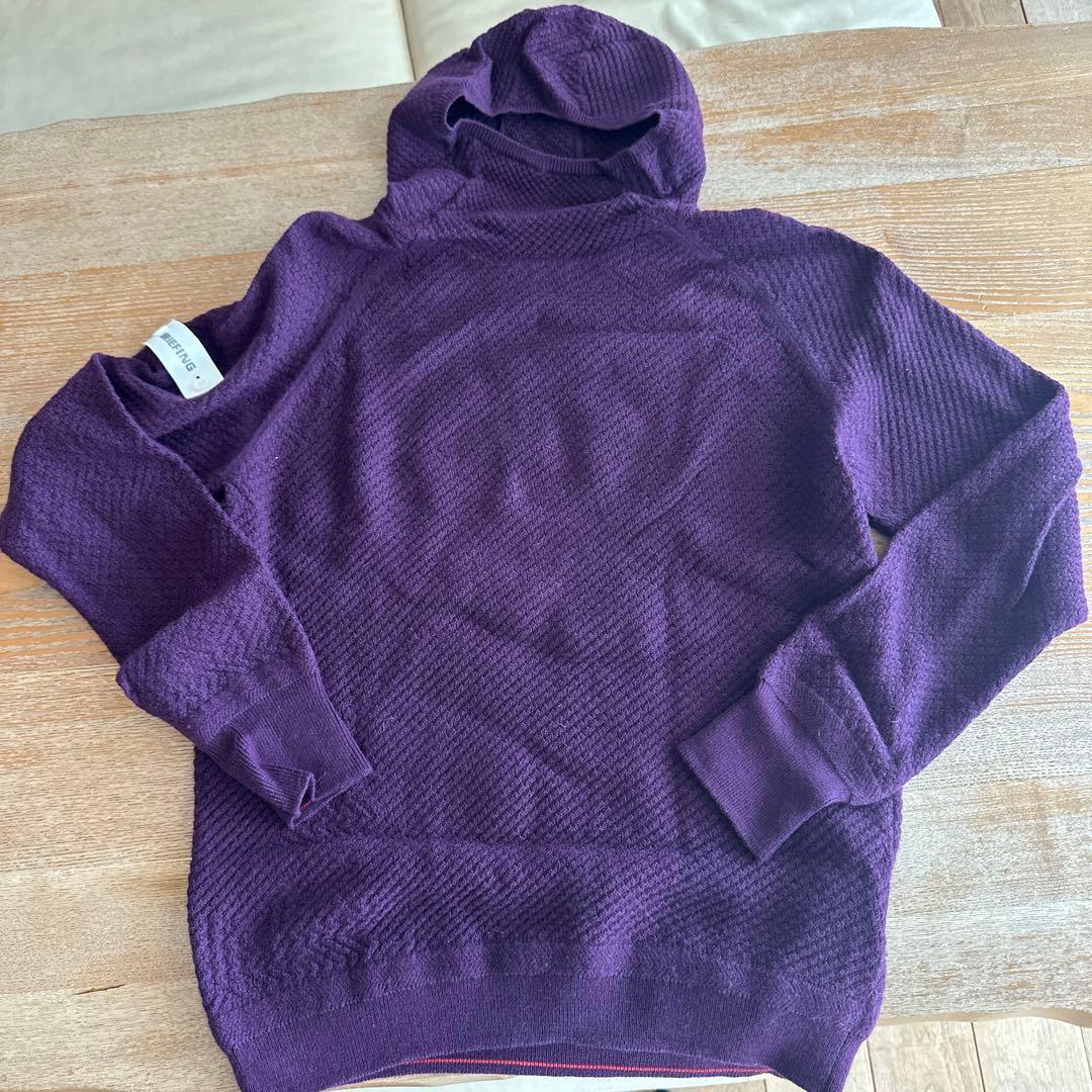 週末値下　ブリーフィングゴルフ　パープル　ニット　M 美品
