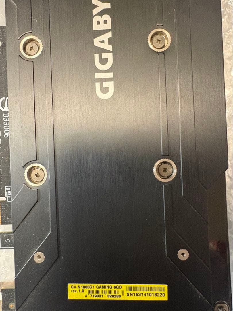 グラフィックボード・グラボ・ビデオカード GigaByte GiBy6GB D5 GTX 1060