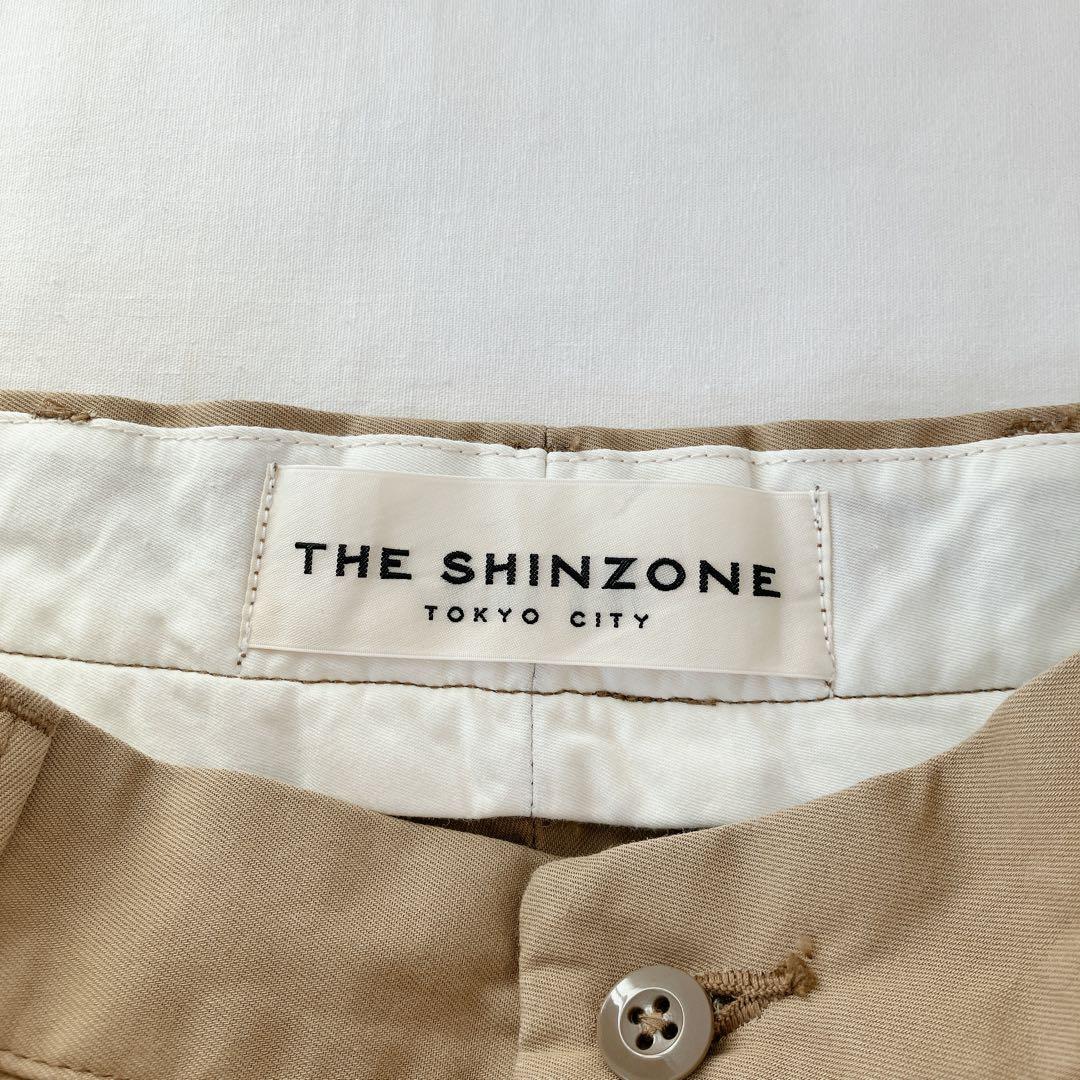 シンゾーン　shinzone ウォッシュドハイウエストチノパンツ