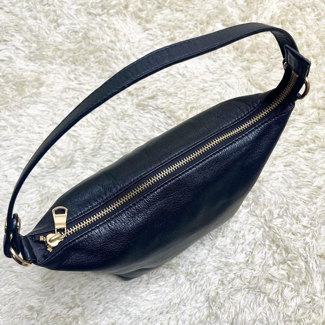 ★極美品★russet本革軽量 2wayソフトレザーシンプルショルダーバッグ