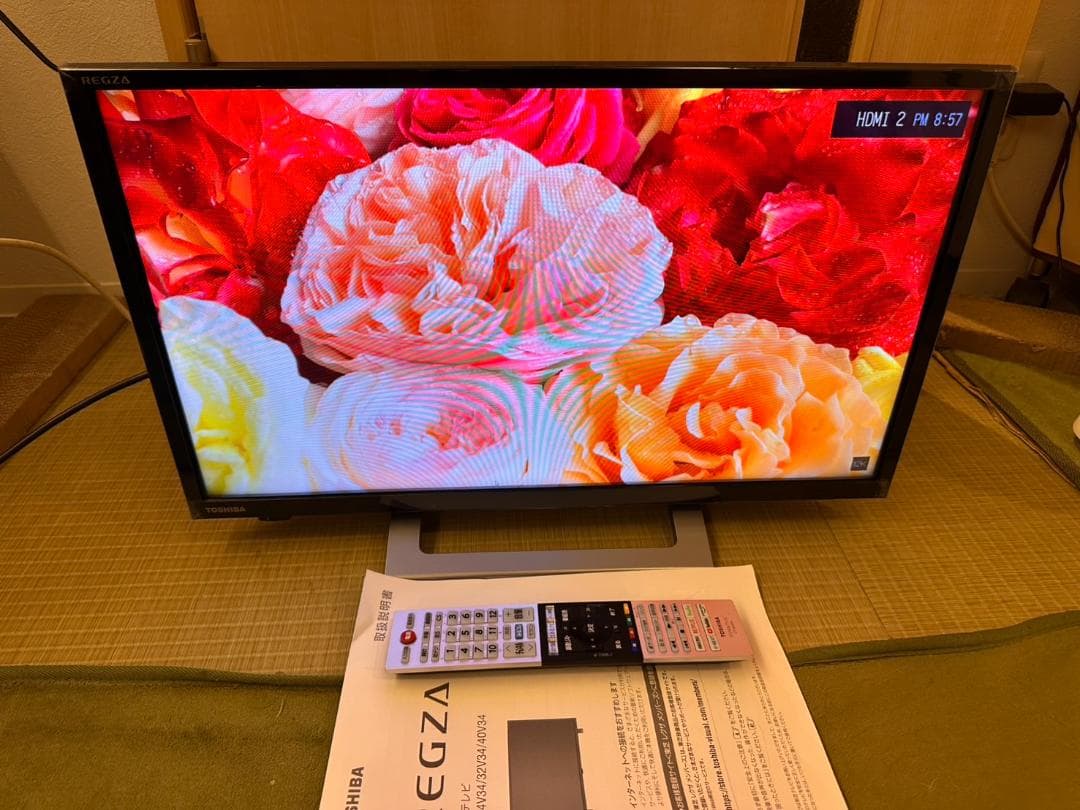TOSHIBA 東芝 スマートテレビ　24V34　2023年製　24型　超極美品