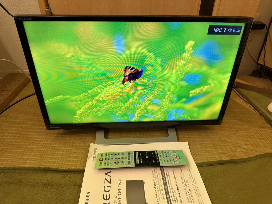 TOSHIBA 東芝 スマートテレビ　24V34　2023年製　24型　超極美品