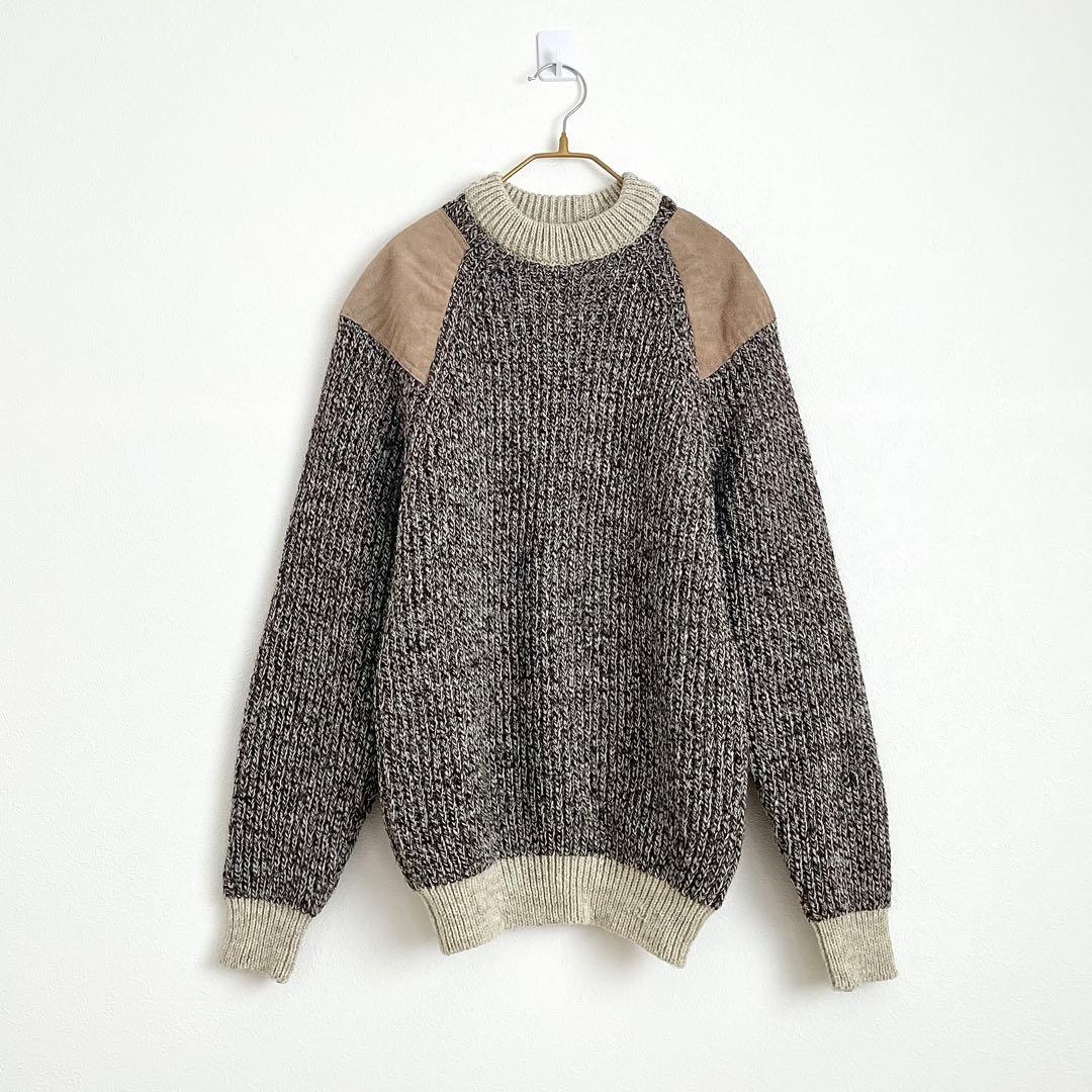 美品 Black Sheep ウールセーター 肉厚ニット 英国製