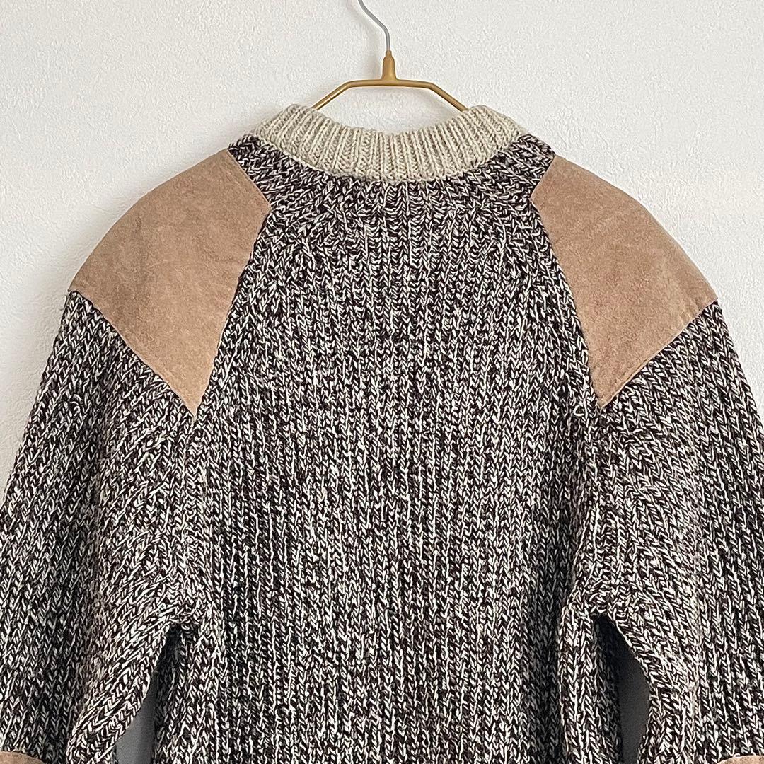 美品 Black Sheep ウールセーター 肉厚ニット 英国製