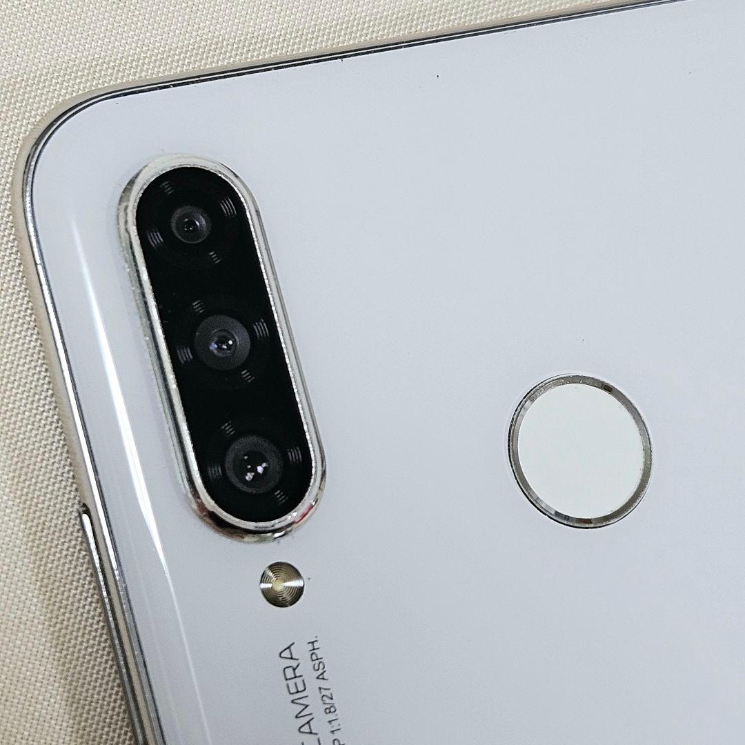 中古 HUAWEI P30 lite 白 パールホワイト 64G スマホ 本体