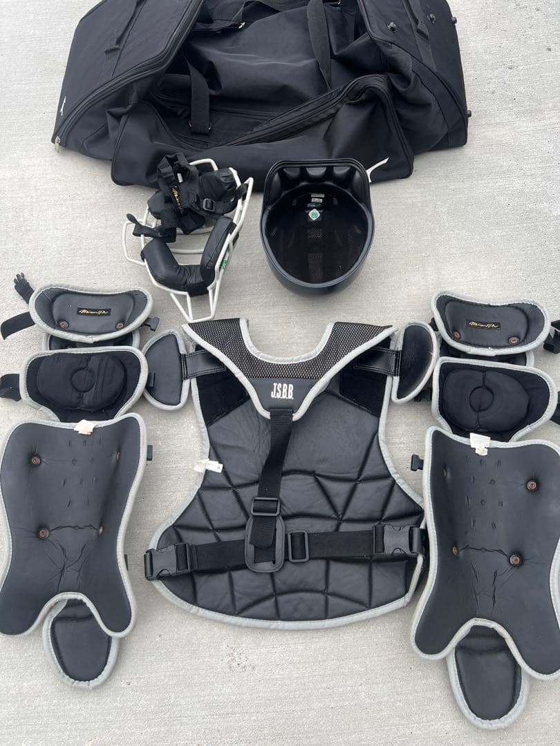 【たろう】MizunoPro キャッチャー防具プロテクターセット