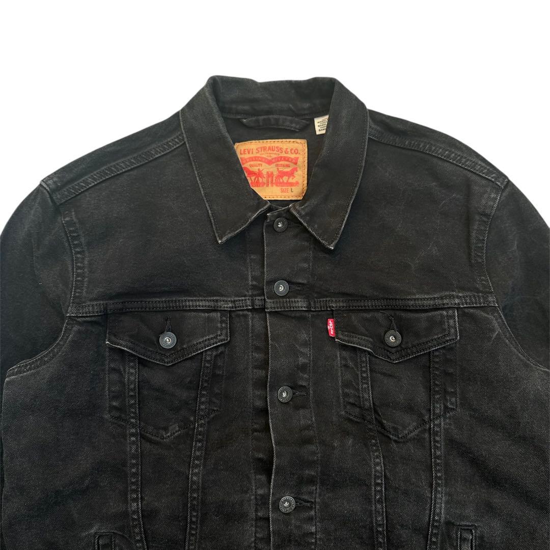 Levi's リーバイス ブラックデニム ジャケット L