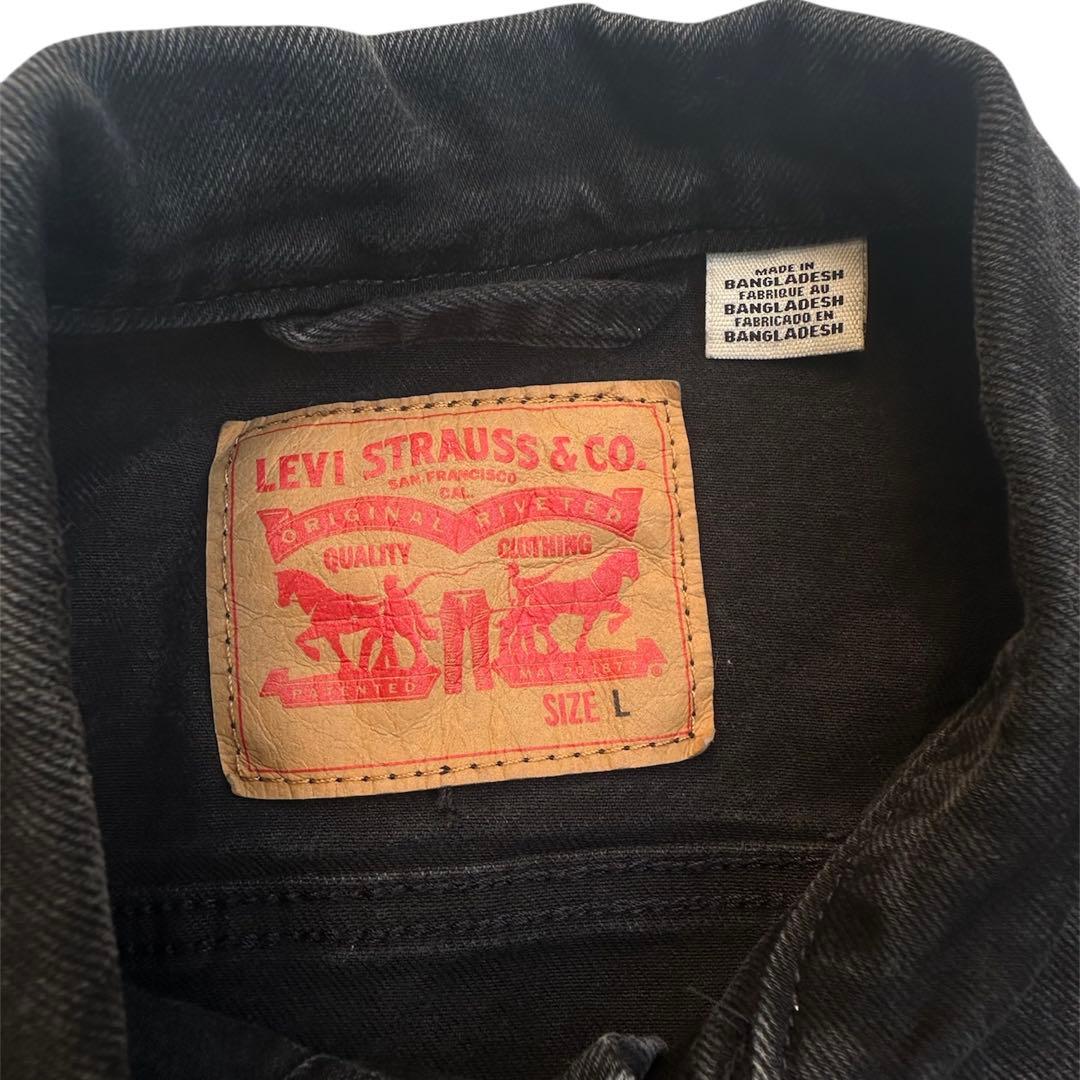 Levi's リーバイス ブラックデニム ジャケット L