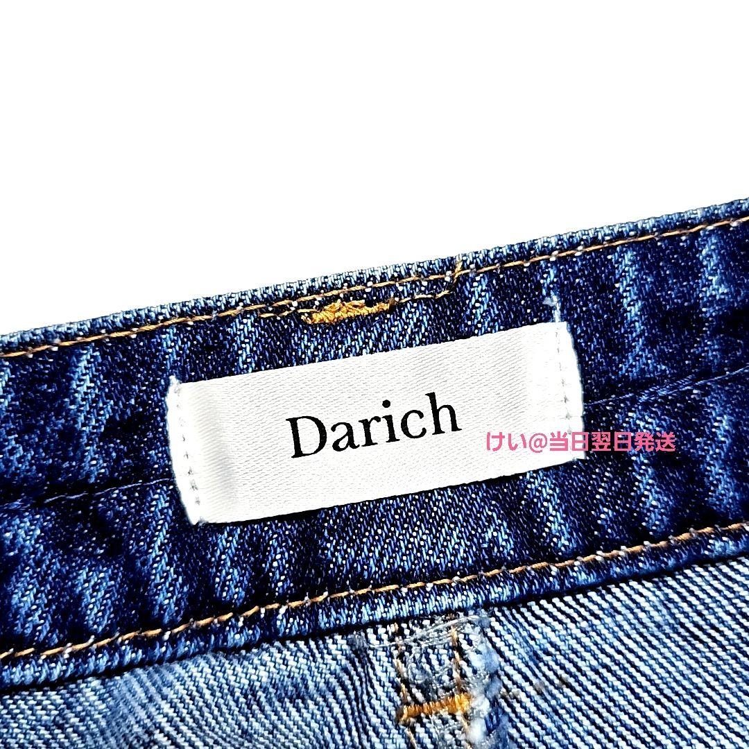 Darich ダーリッチ ドッキングデザインデニムショートパンツ Mサイズ 青